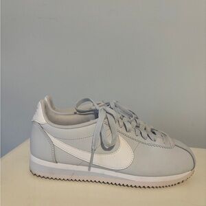Nike Sky Blue and White Cortez Sneakers